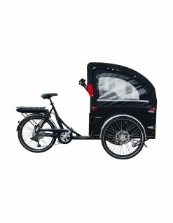 Framsida 11 Christiania Bikes Ellådcykel Christianiacykeln Light Comfort E-Drive Straightbox