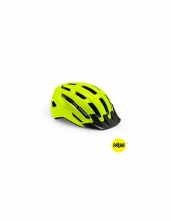 Framsida 19 Hjälm MET Downtown MIPS Safety Yellow Storlek: 52-58cm