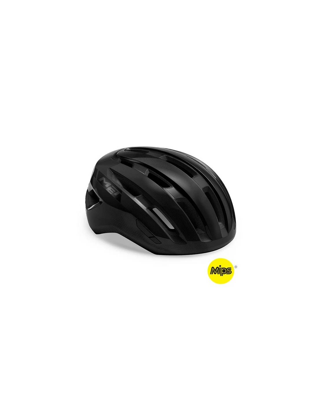 Hjälm MET Miles MIPS Glossy Black Storlek: 52-58cm 3 Hjälm MET Miles MIPS Glossy Black Storlek: 52-58cm