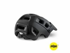 Met Terranova Mtb Mips Black Matt Glossy -cykelaffär met terranova mtb mips black matt glossy 1 p