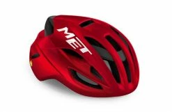Met Rivale Mips Red Metallic Glossy -cykelaffär met rivale mips red metallic glossy right side front p