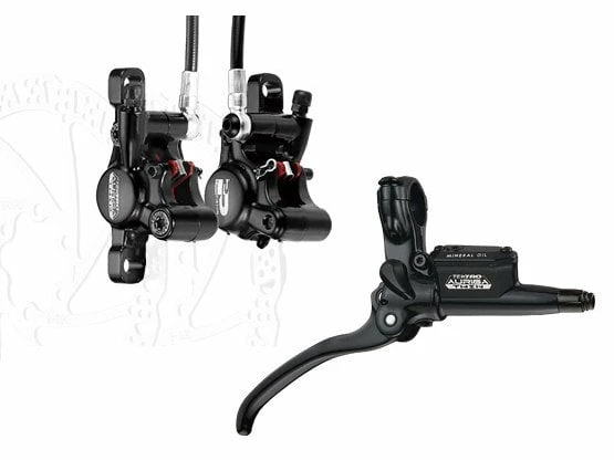 Hydrauliska Bromsar Tektro Auriga Twin För Curve E Och Curve MT 3 Hydrauliska Bromsar Tektro Auriga Twin För Curve E Och Curve MT